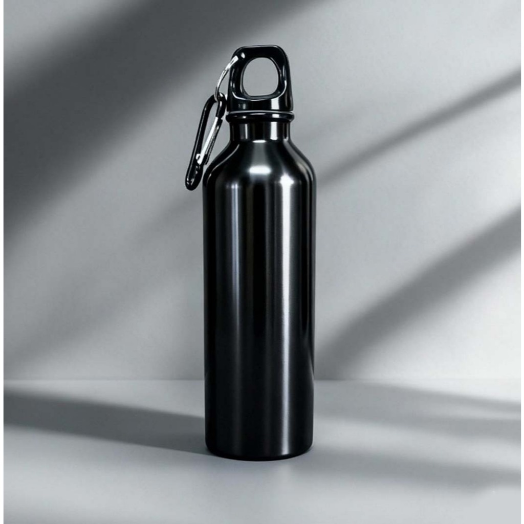 Jual Botol Sport 500ml - Warna Hitam - Botol Termos Bahan Aluminium ...