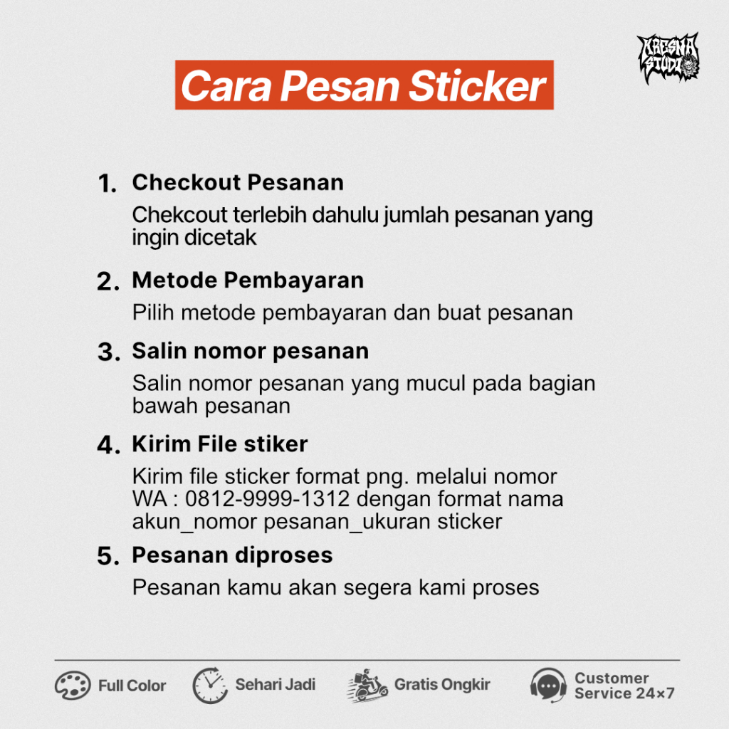 Jual Custom Sticker Vinyl A4 Waterproof Premium – Cetak Stiker Sendiri ...