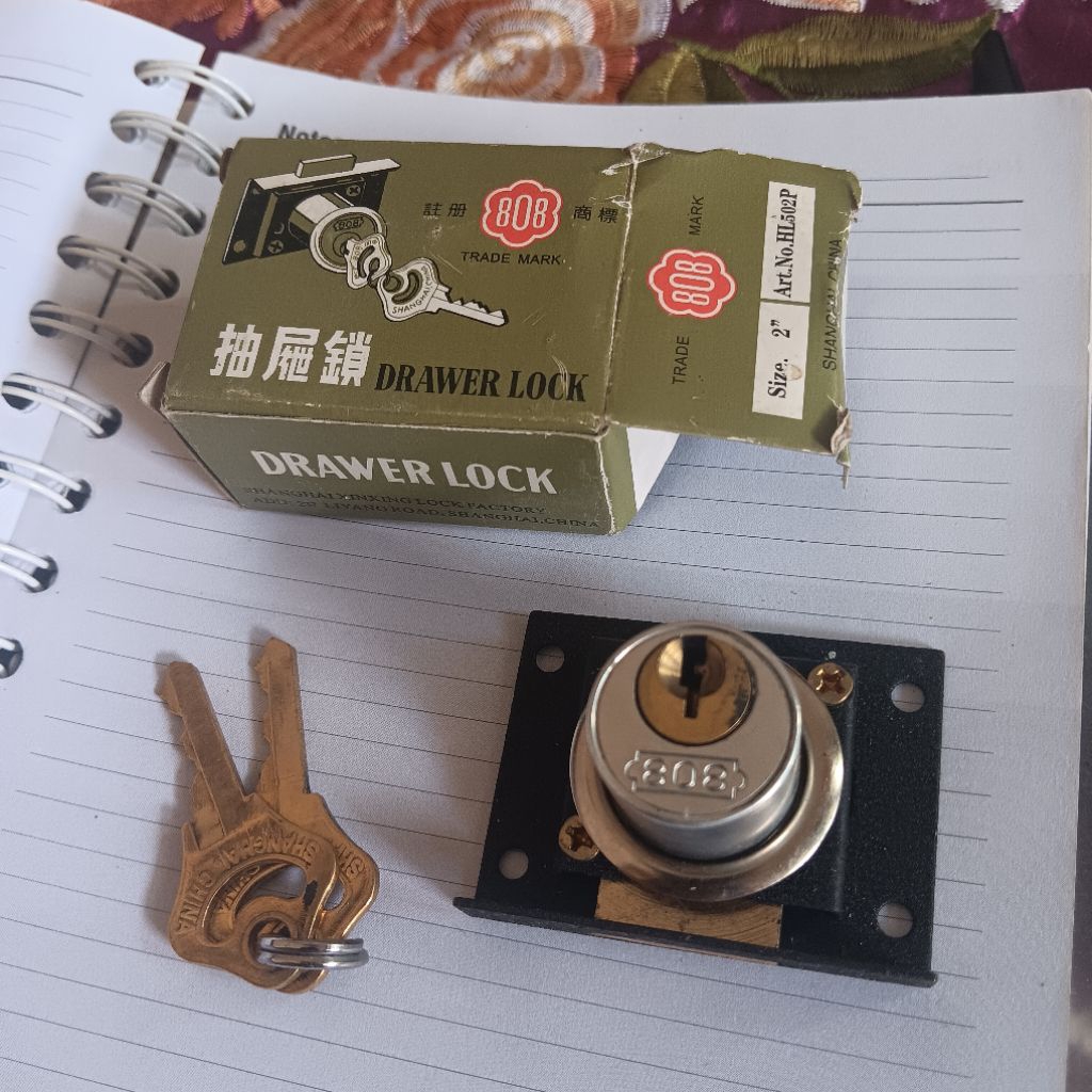 Jual Drawer Lock 808 Uk 2 Inch | Shopee Indonesia