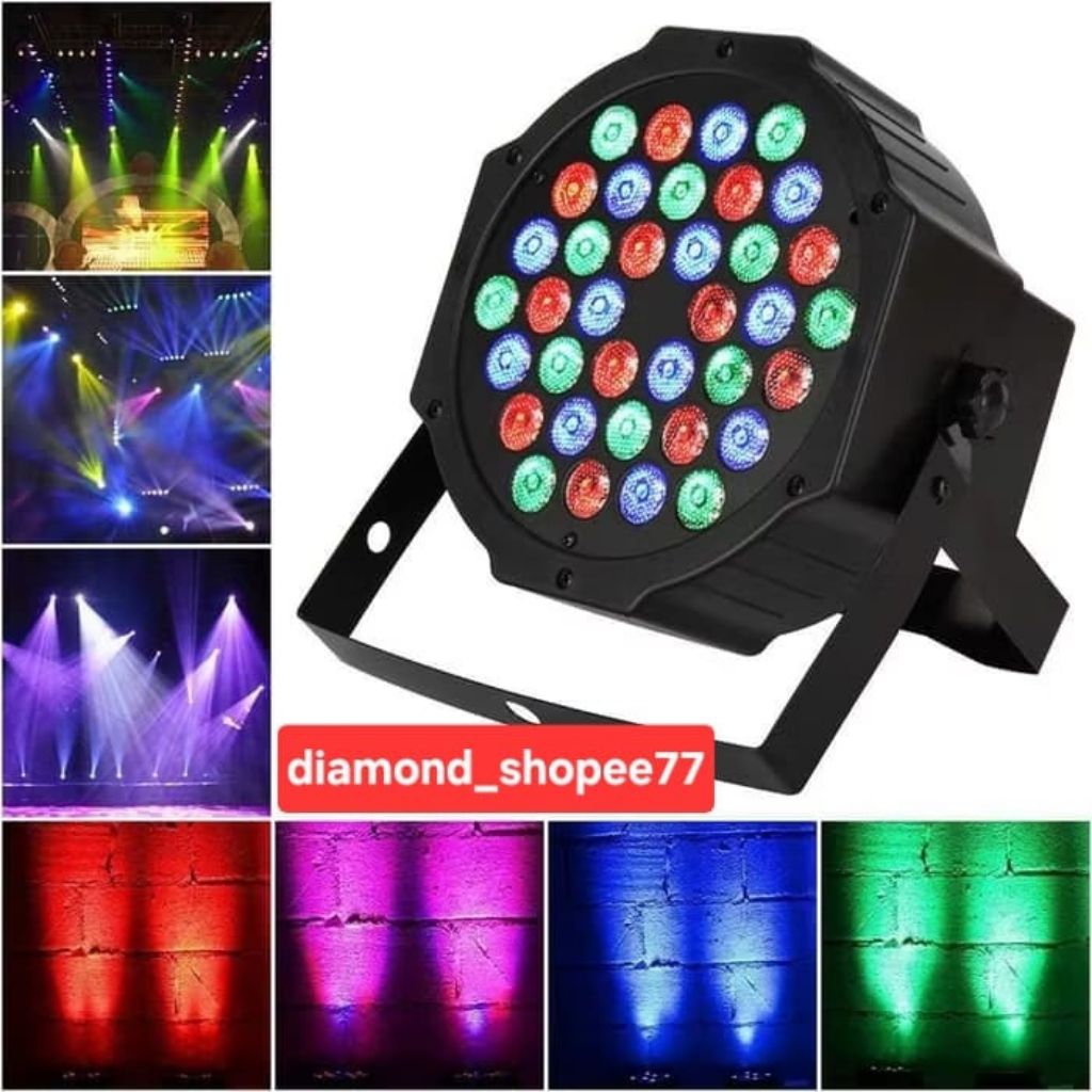 Jual Lampu LED Par 36 LED / lampu sorot panggung disco | Shopee Indonesia