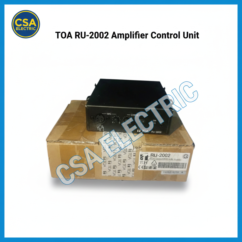 Jual TOA RU-2002 Amplifier Control Unit - Remote Microphone Control ...