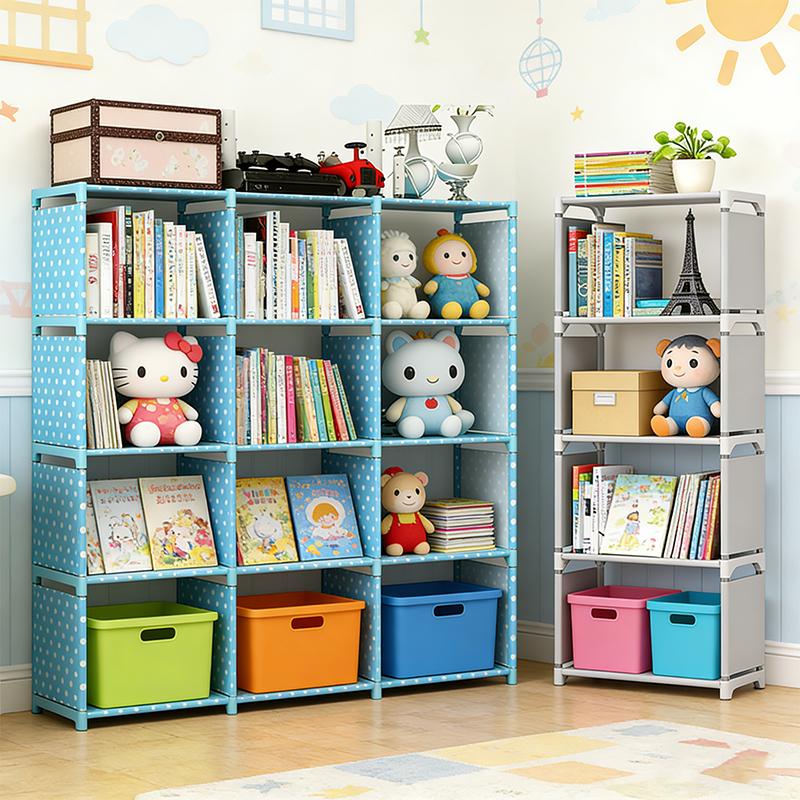 Jual Rak Penyimpanan Multifungsi Rak Buku Sederhana Tempat Penyimpanan ...