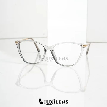 Luxilens Frame Kacamata Stevanna Cat Eye Horn Wanita Lensa Antiradiasi Blueray Photocromic