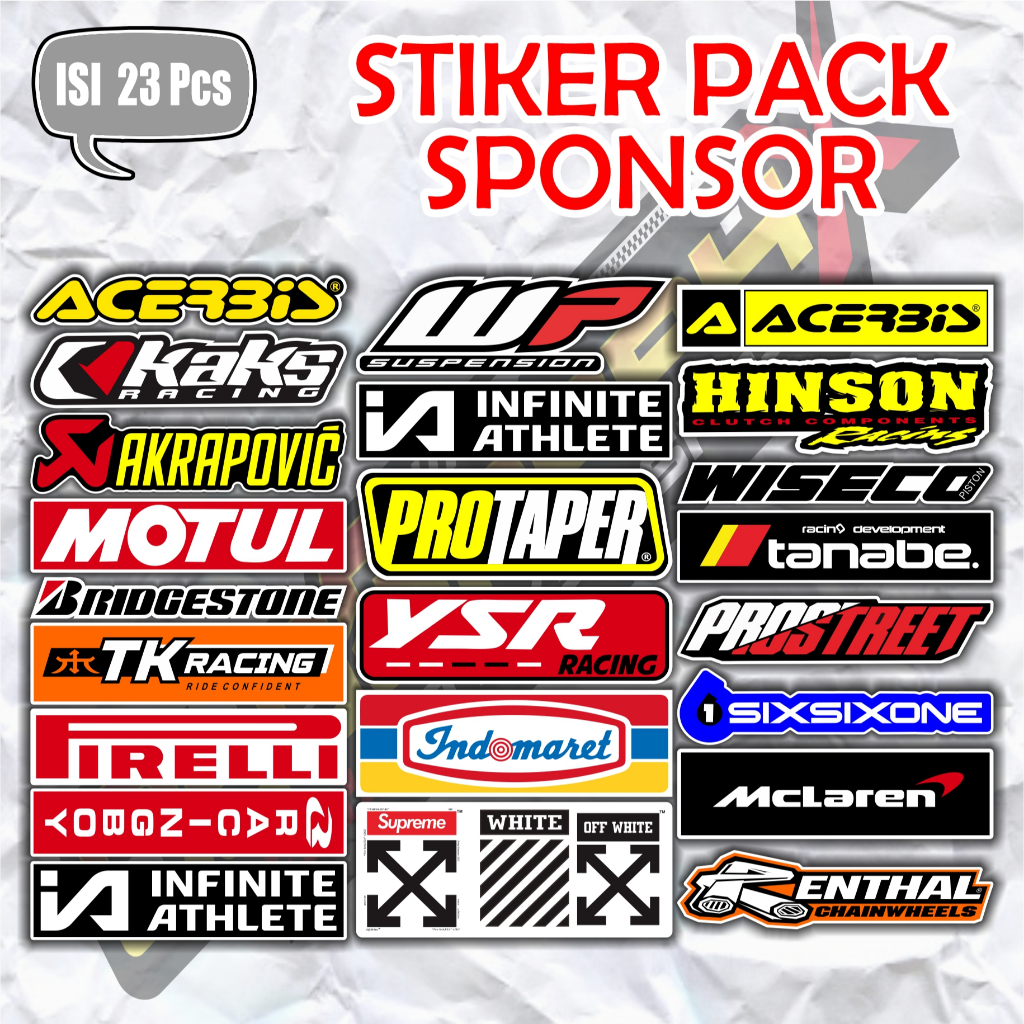 Jual Sticker Pack Racing Motor | Look Balap Keren Anti Air STIKER PACK ...