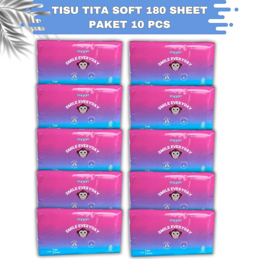 Jual TISU TITASOFT 180 SHEET PAKET 10 PCS | Shopee Indonesia