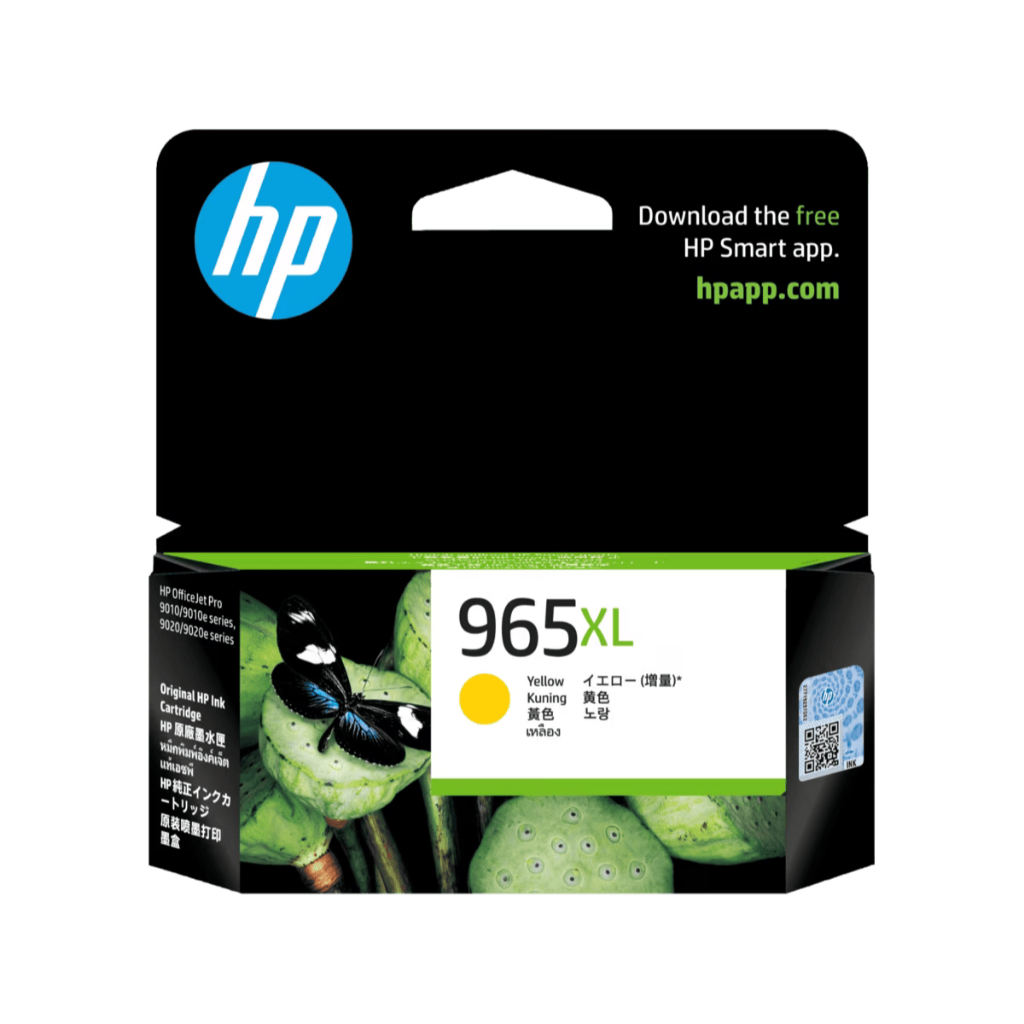 HP Tinta Printer 965XL Black Cyan Magenta Yellow Original [3JA84AA 3JA81AA 3JA82AA 3JA83AA] (5)