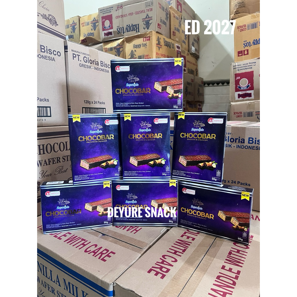 Jual CHOCOBAR Superquin box 90 gr 1 karton isi 24 pack Snack Hajatan ...