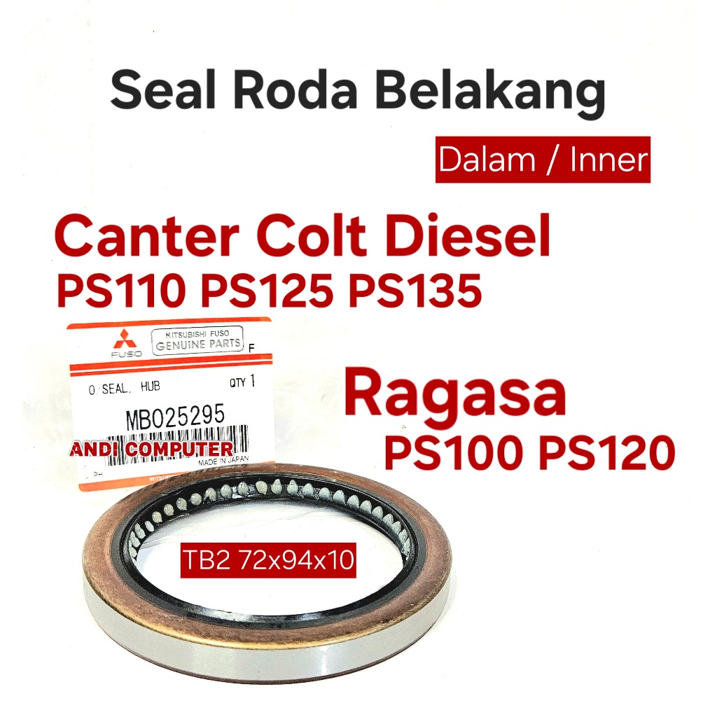 Jual Seal Roda Belakang Dalam Mitsubishi Canter Colt Diesel PS110 PS125 ...