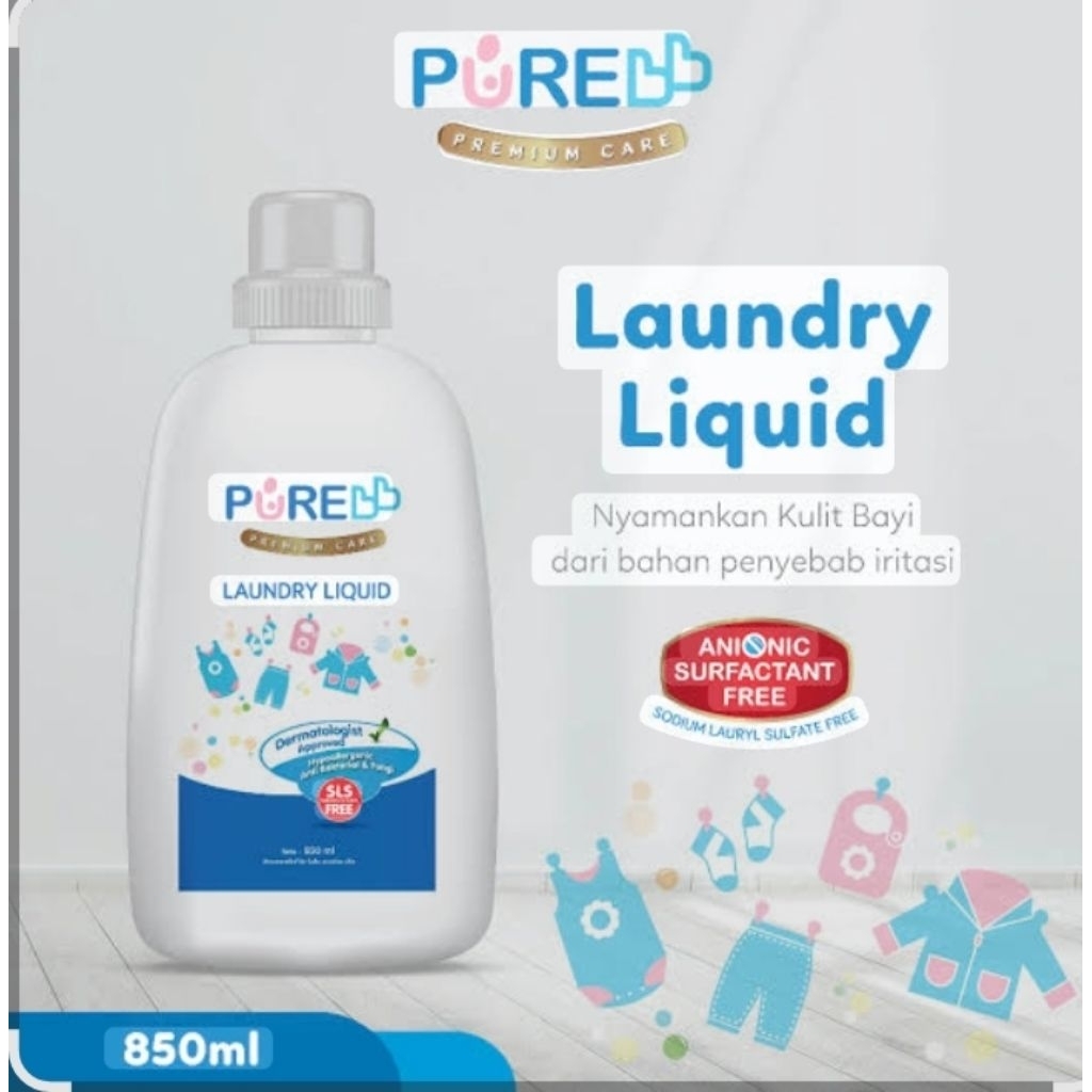 Jual PURE premium care LAUNDRY LIQUID 850ml | Shopee Indonesia