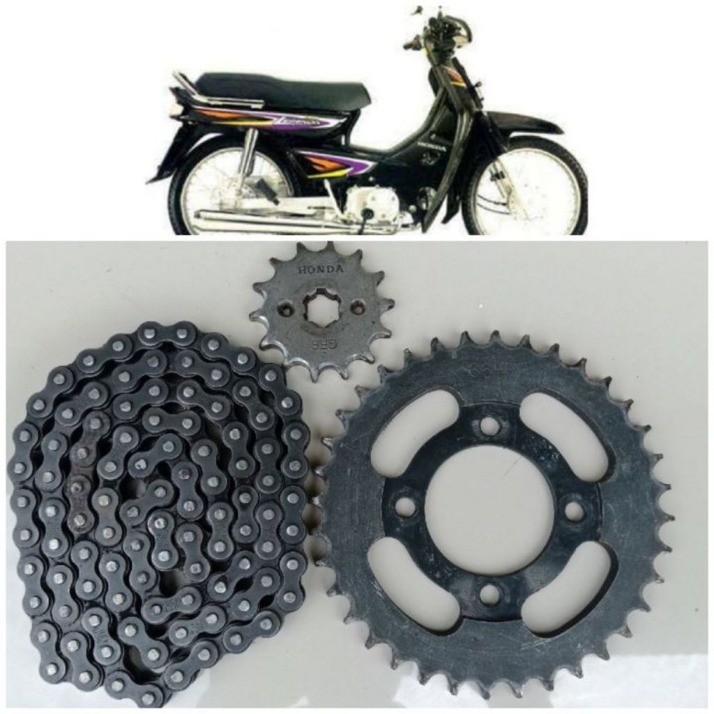 Jual GEAR SET & RANTAI MOTOR HONDA Copotan Cocok UNTUK Honda Supra X ...