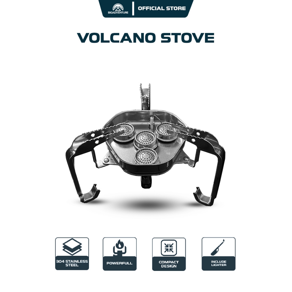 Jual Bigadventure Volcano - Lightweight Camping Stove Kompor Portable ...