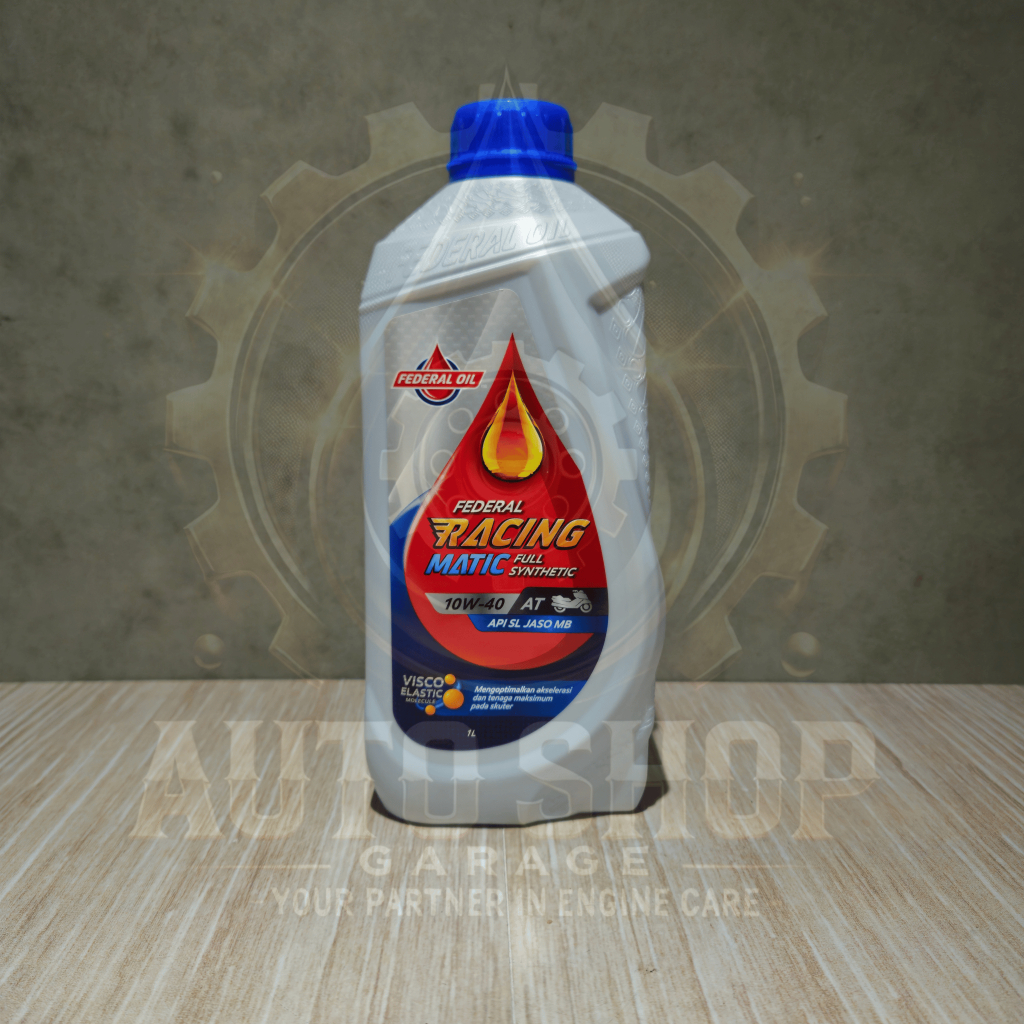 Jual Federal Racing Matic 10w-40 1 Liter - Oli Motor Matic Original ...