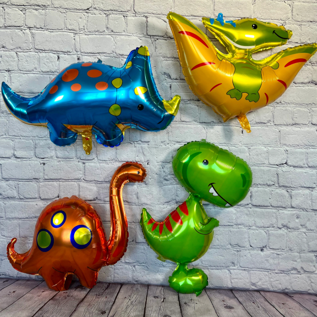 Balon Foil Dinosaurus / Dino Party, Jumbo, Kartun