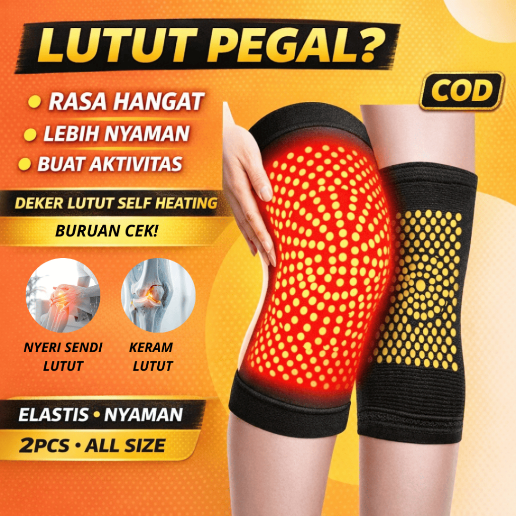 Jual Sabuk Terapi Lutut Hangat Alami Meredakan Nyeri Sendi | Deker ...