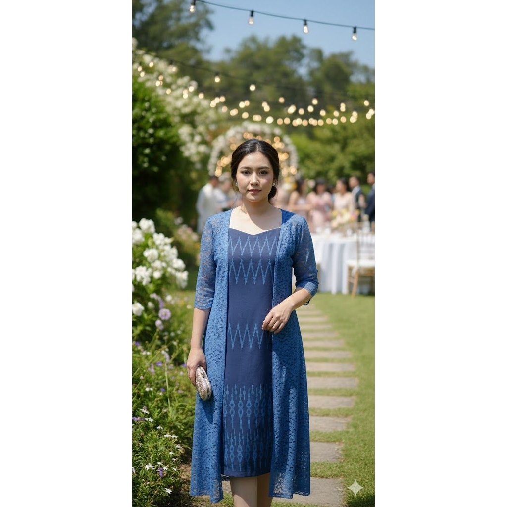 dress ulos batak modern Model Kebaya dan Dress Kombinasi Ulos Batak 2024