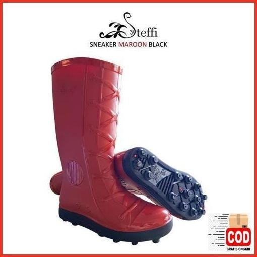 Jual Baru Sneaker 26&27 Steffi Boots Sepatu Boot Proyek Pvc Kebun ...