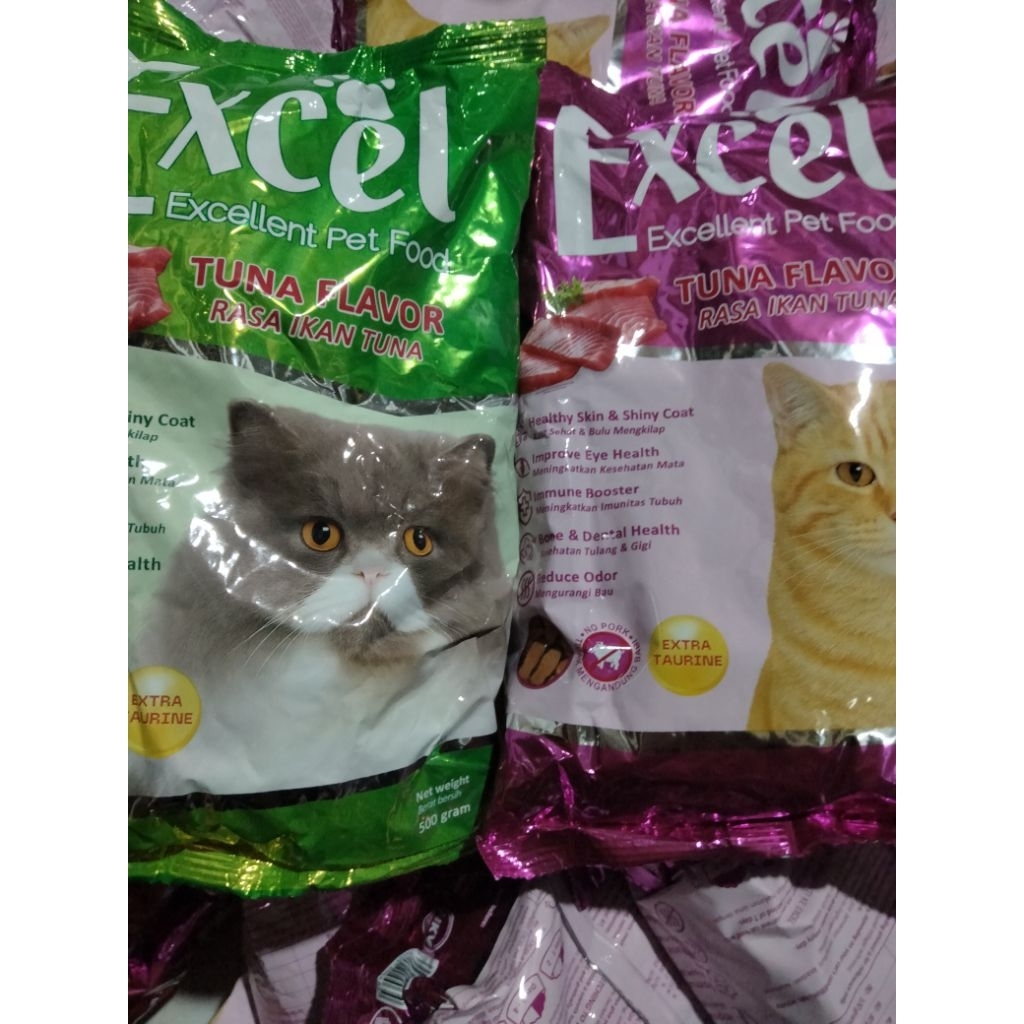 Jual Excel Makanan kucing 500g | Shopee Indonesia