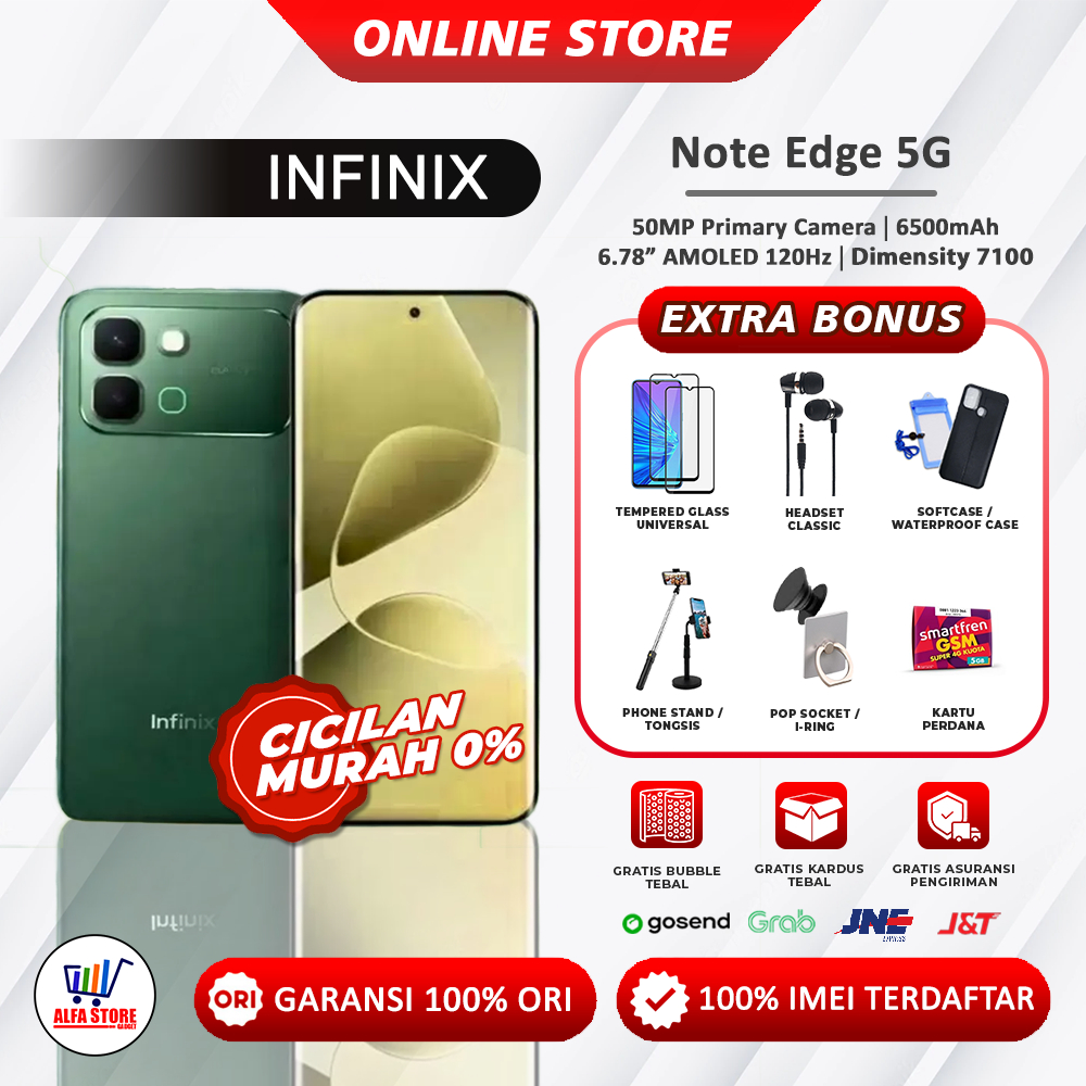 Jual Infinix Note 50 Edge 5G RAM 8/256GB Garansi Resmi | Shopee Indonesia