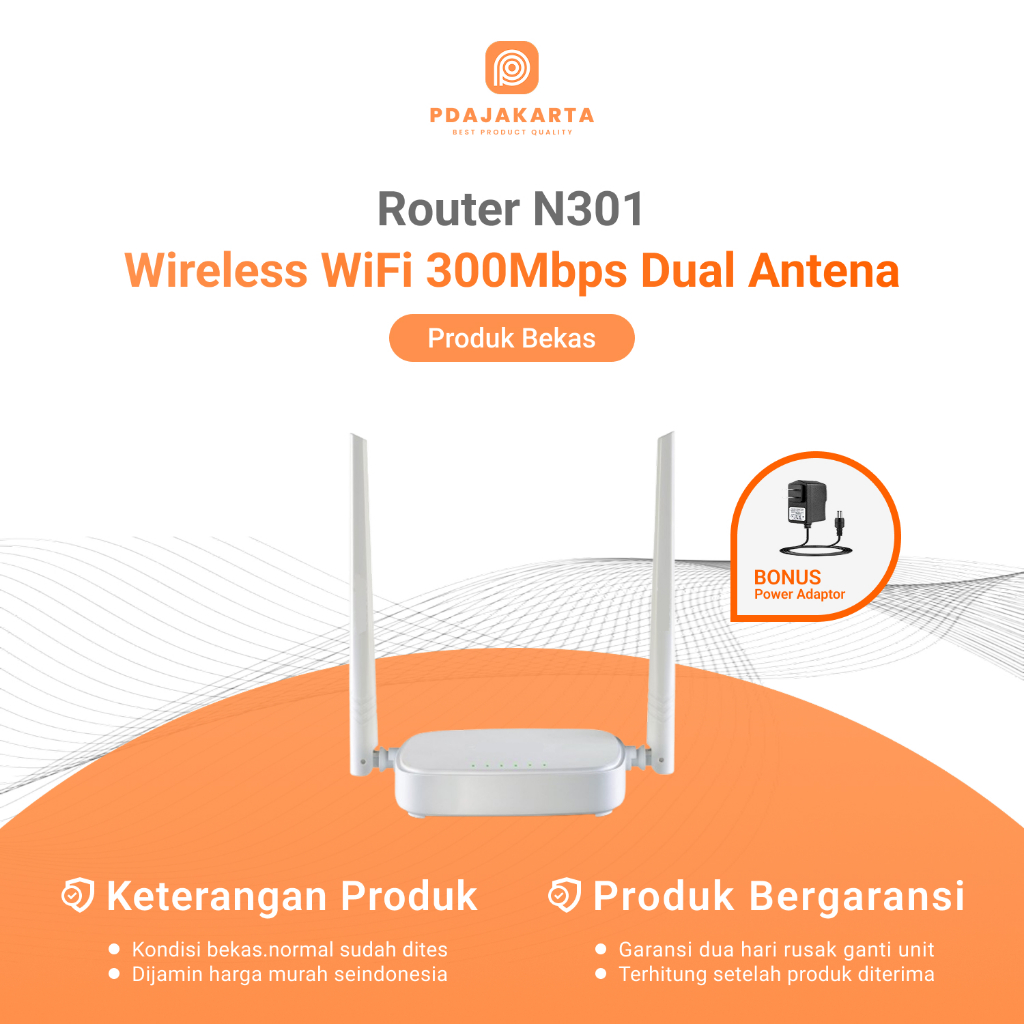 Jual Router N301 Wireless Easy Setup Router Second Original | Shopee ...