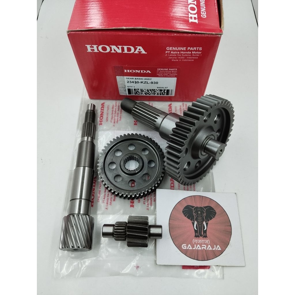 Jual Gear Rasio Assy Gigi Rasio Set Honda KZL Beat F1 Scoopy F1 Spacy ...