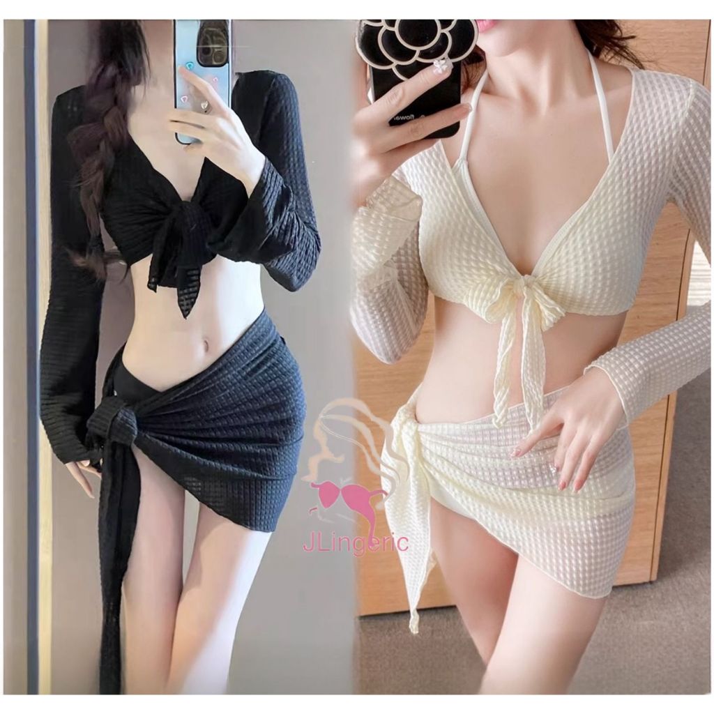 JLingeric Bikini 3 in 1 - Set Baju Renang Wanita JLingeric