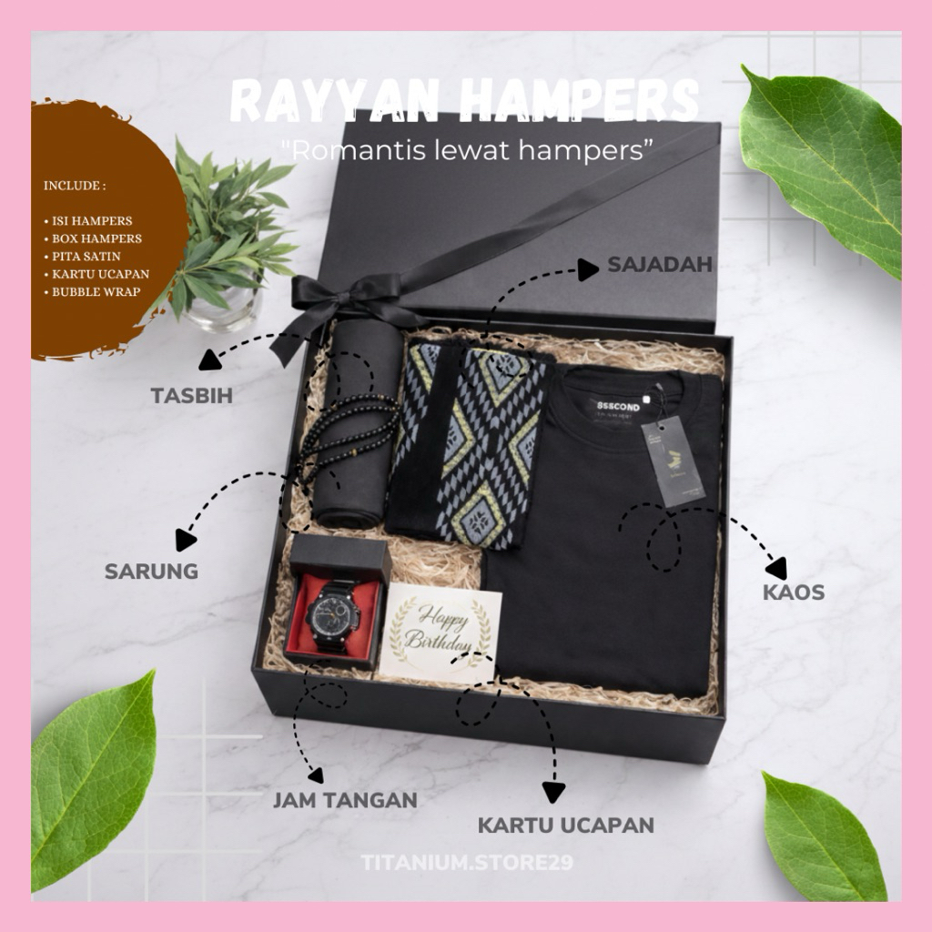 Jual HAMPERS COWOK BAJU LEBARAN SARUNG SAJADAH TASBIH PECI RAJUT GIFT ...