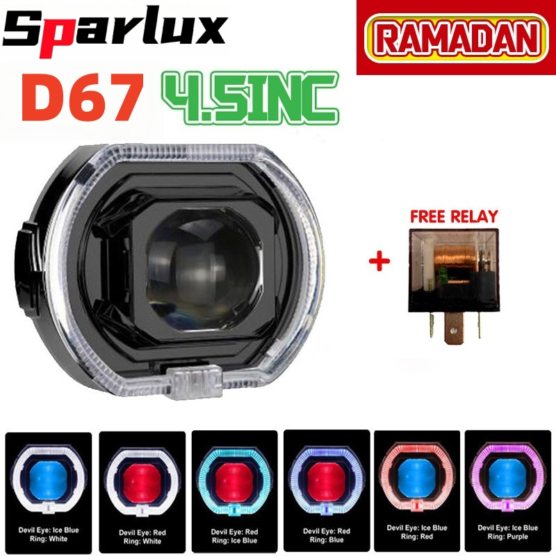 Jual Toko Resmi Sparlux|D67 Biled Matrix X1 Projie Biled High Low 4.5 ...