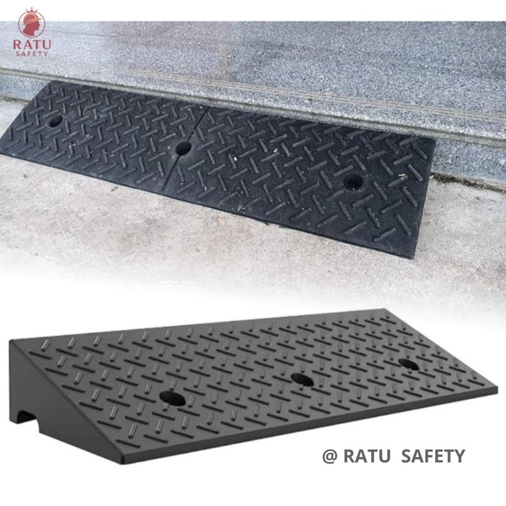 Jual Rubber Ramp 1Meter 5 - 7 cm / Tanjakan Safety Karet / Rubber Ramp ...
