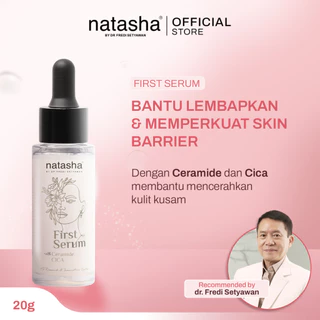 Natasha by dr Fredi Setyawan First Serum Niacinamide + Squalane Serum - Serum Mencerahkan Wajah Serum Brightening Glowing Perbaiki Skin Barrier