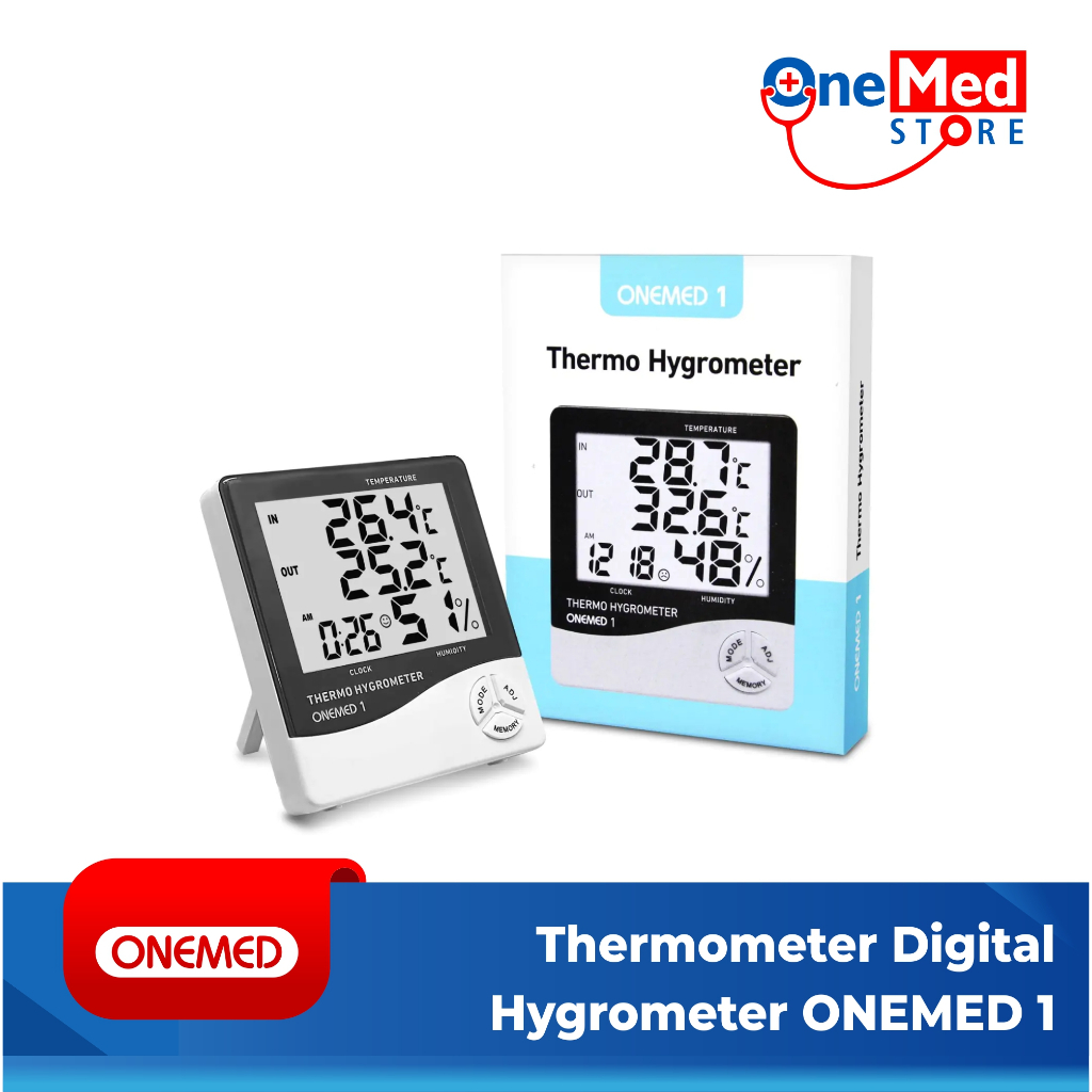 Jual ONEMED Thermometer Digital Hygrometer ONEMED 1 | Shopee Indonesia