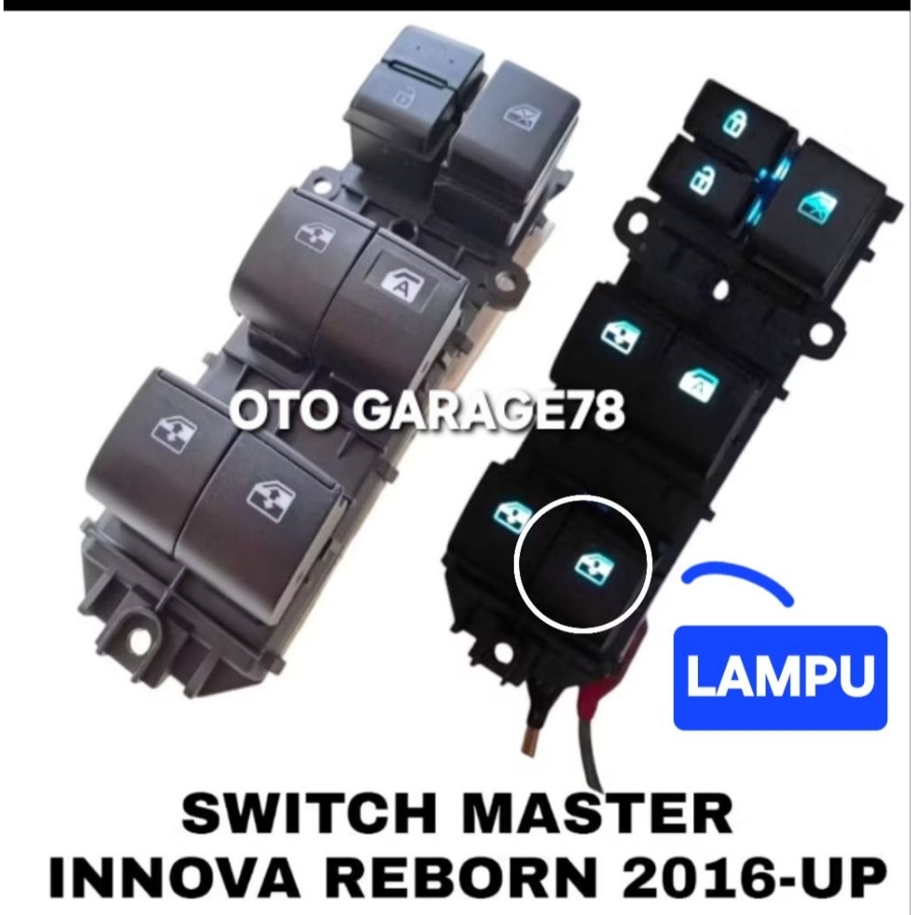 Jual SWITCH MASTER POWER WINDOW INNOVA REBORN 2016 -2022 | Shopee Indonesia