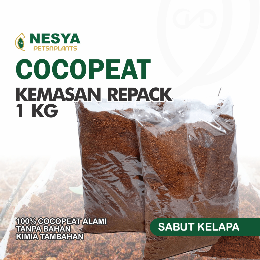 Cocopit Cocopeat 1kg Media Tanam Serabut Kelapa Halus Low ec 1 kg