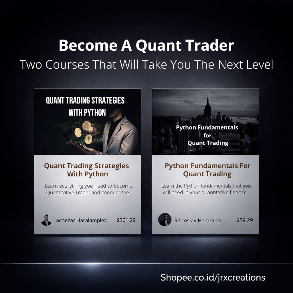 Jual ecourse QuantFactory – Become A Quant Trader Bundle | Shopee Indonesia
