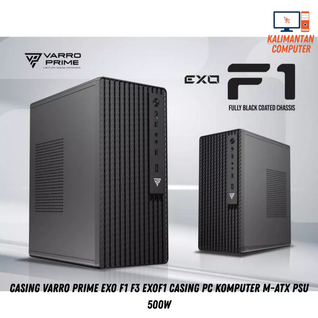 Jual Casing Varro Prime Exo F1 F3 EXO F1 Casing pc Komputer m-ATX PSU ...