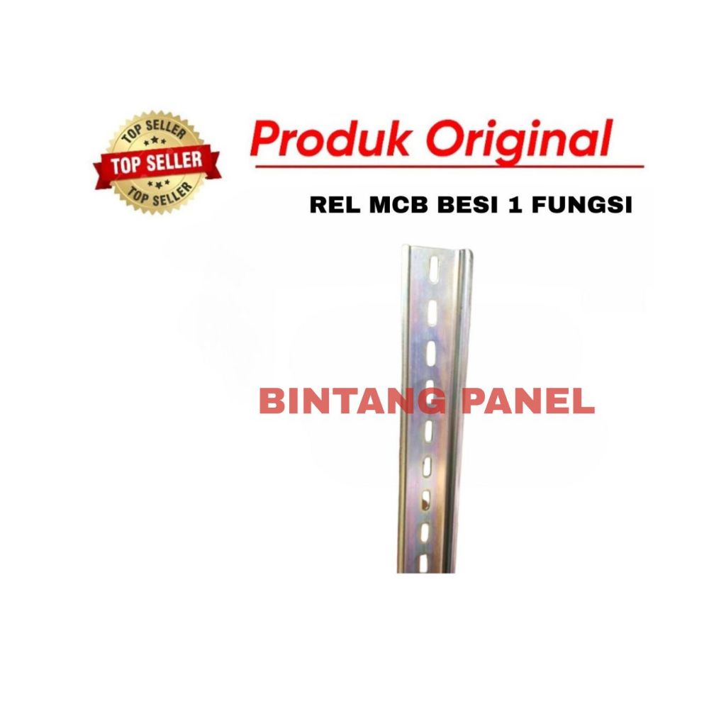 Jual Rel mcb Besi 1 fungsi untuk Mcb 1 meter Iron Din Rail | Shopee ...