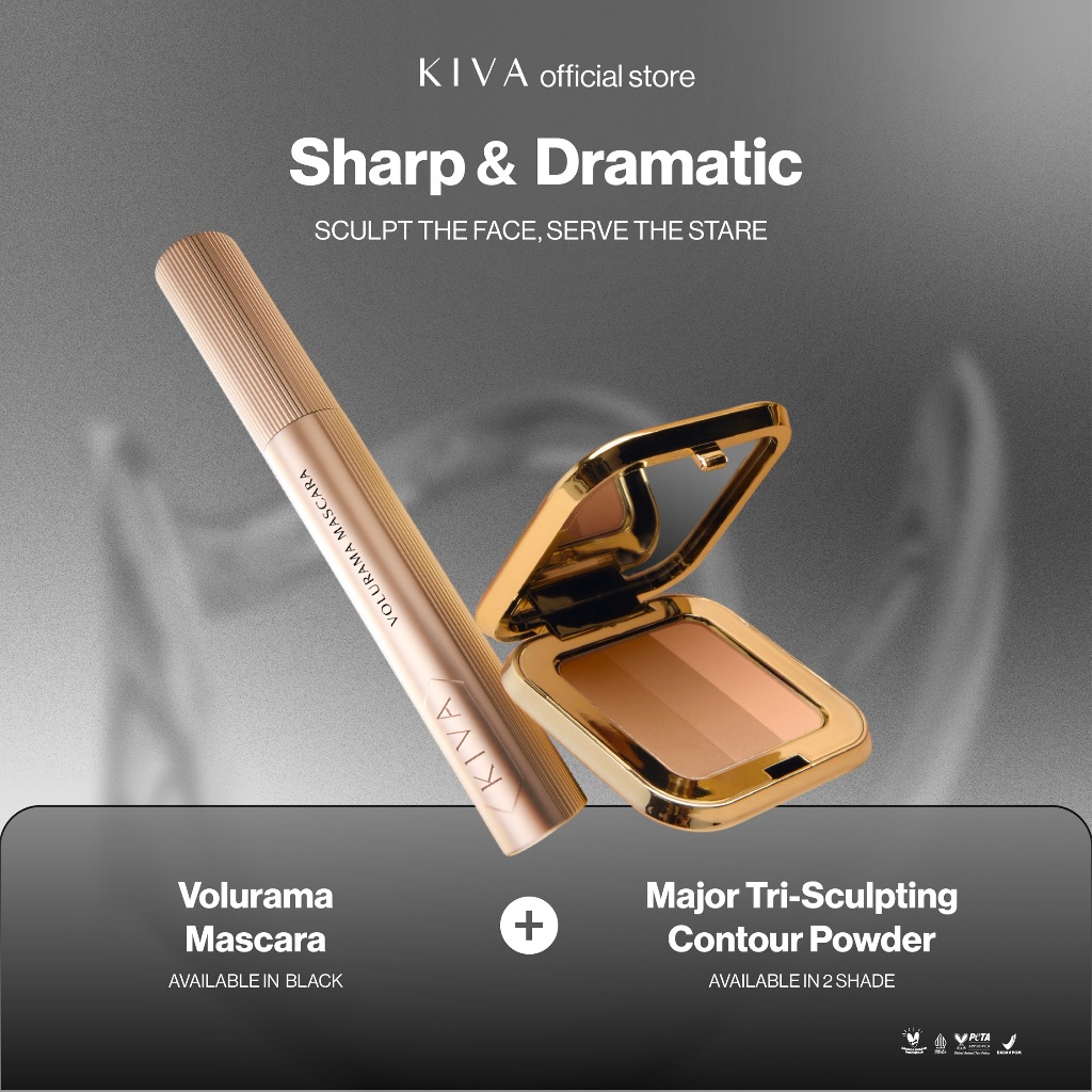 Jual KIVA Sharp & Dramatic Duo [Contour + Mascara] | Shopee Indonesia