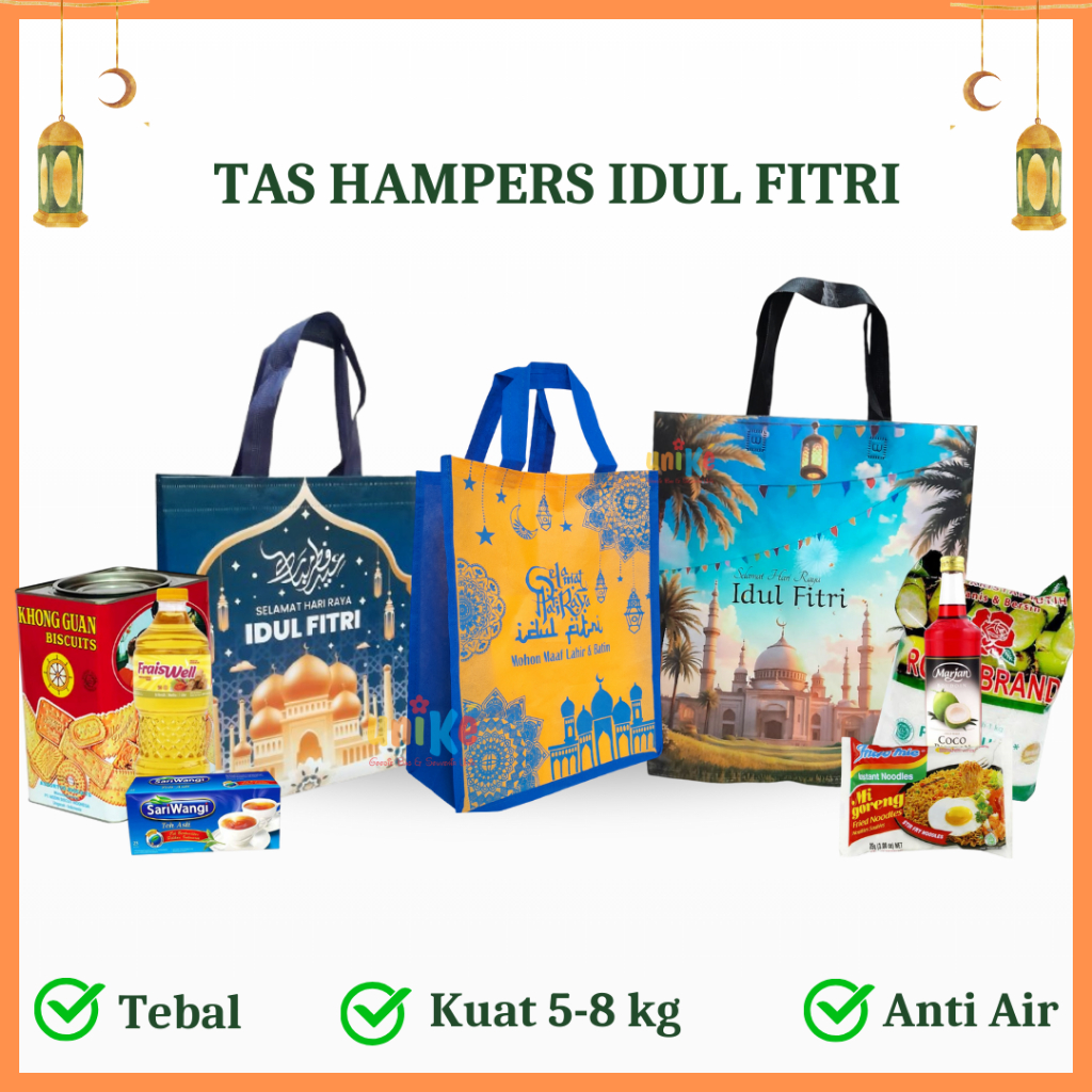 Lusinan Tas Idul Fitri Lebaran Tas Hampers Sembako Tas Parcel Lebaran Idul Fitri Goodie Bag Unike