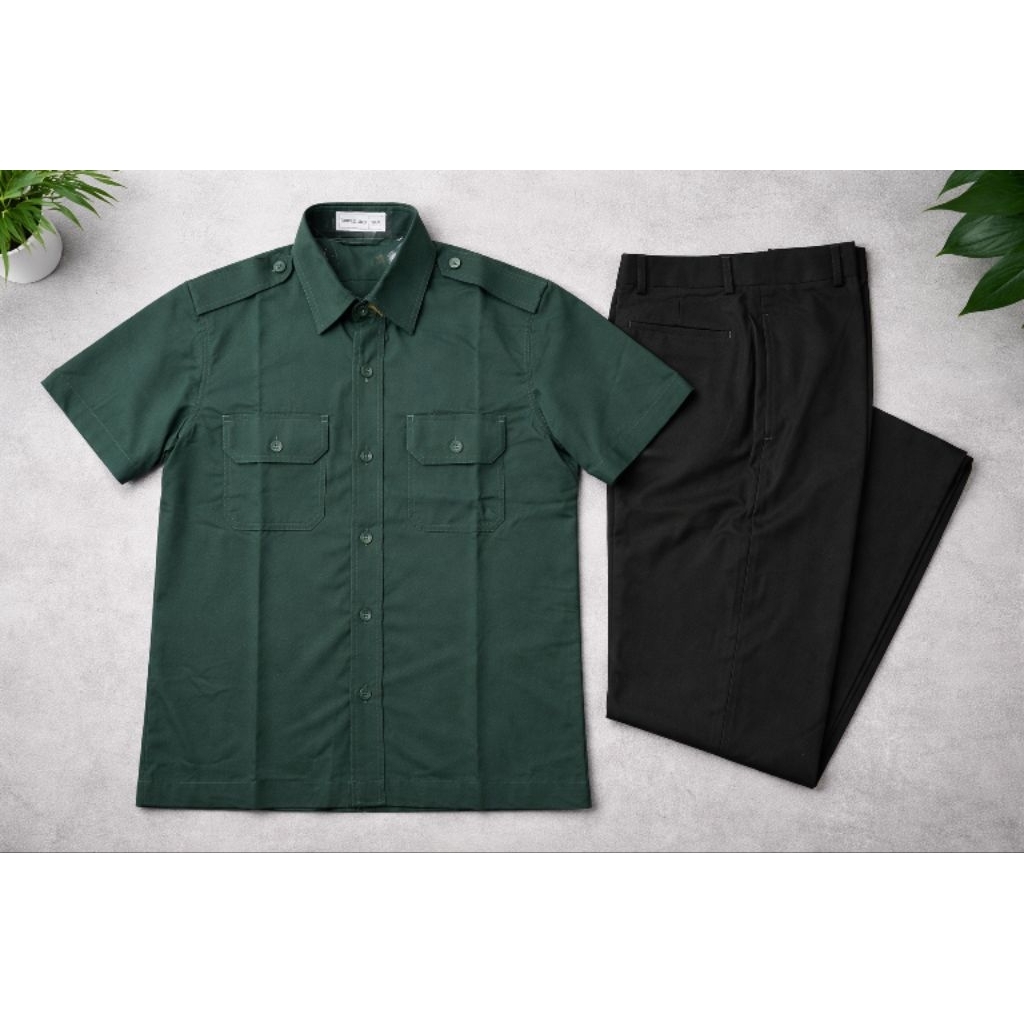 Jual Seragam PDH AD Satu Set Lengkap - Bahan Tebal Tidak Panas & Warna ...