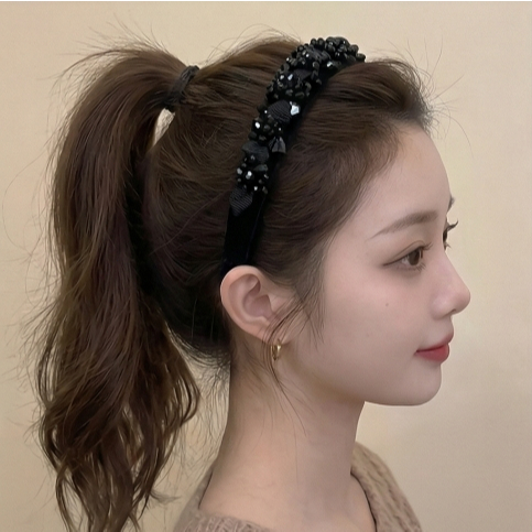 Jual Herher Bando Ruffles Nagita Slabina Satin Headband | Shopee Indonesia