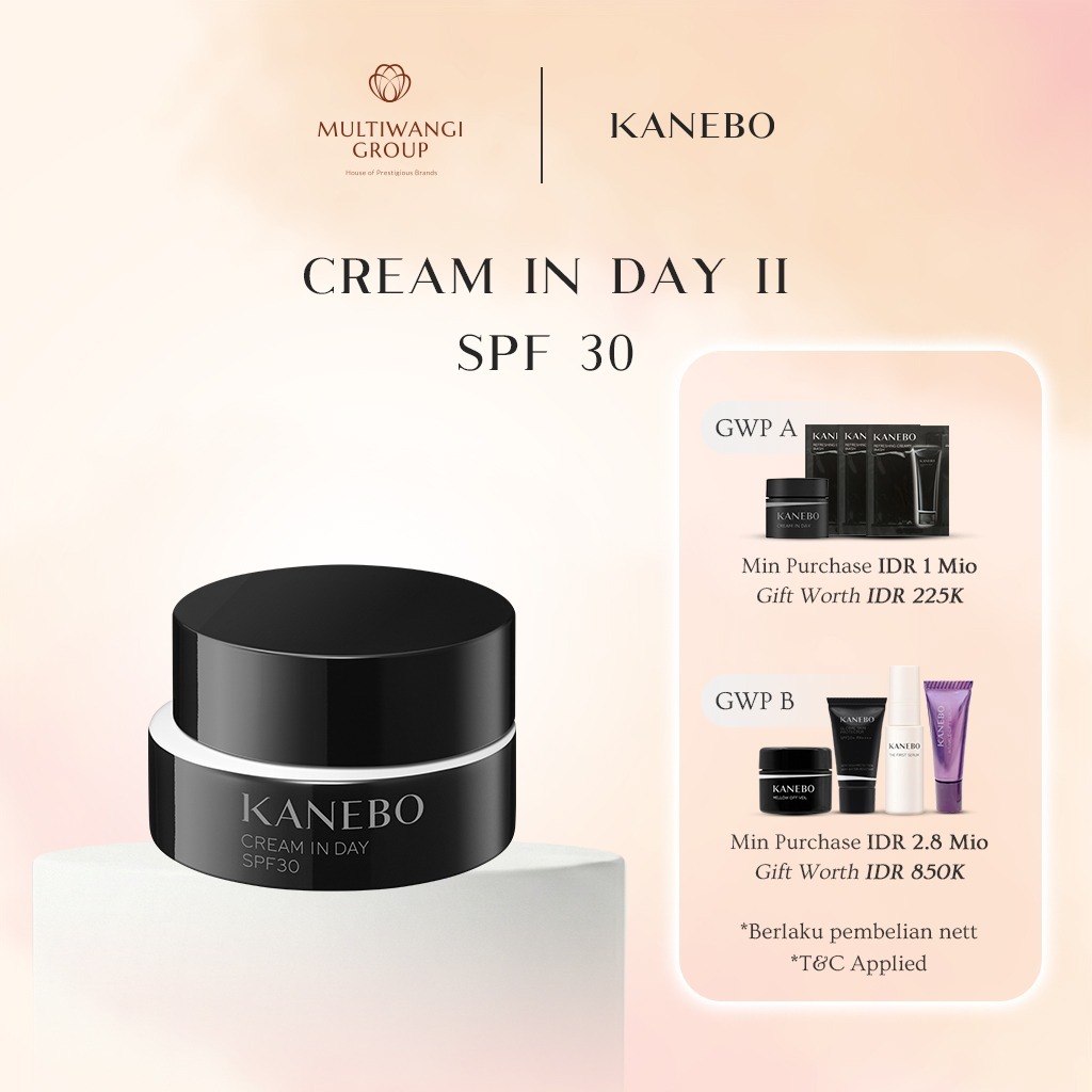 Jual KANEBO Cream in Day II - 40gr - Krim Wajah SPF 30 | Shopee
