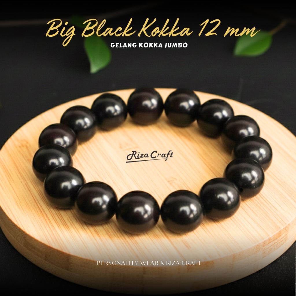 Jual BIG BLACK KOKKA Gelang Kesehatan Kayu Kokka Kokah Kaukah Kaokah ...