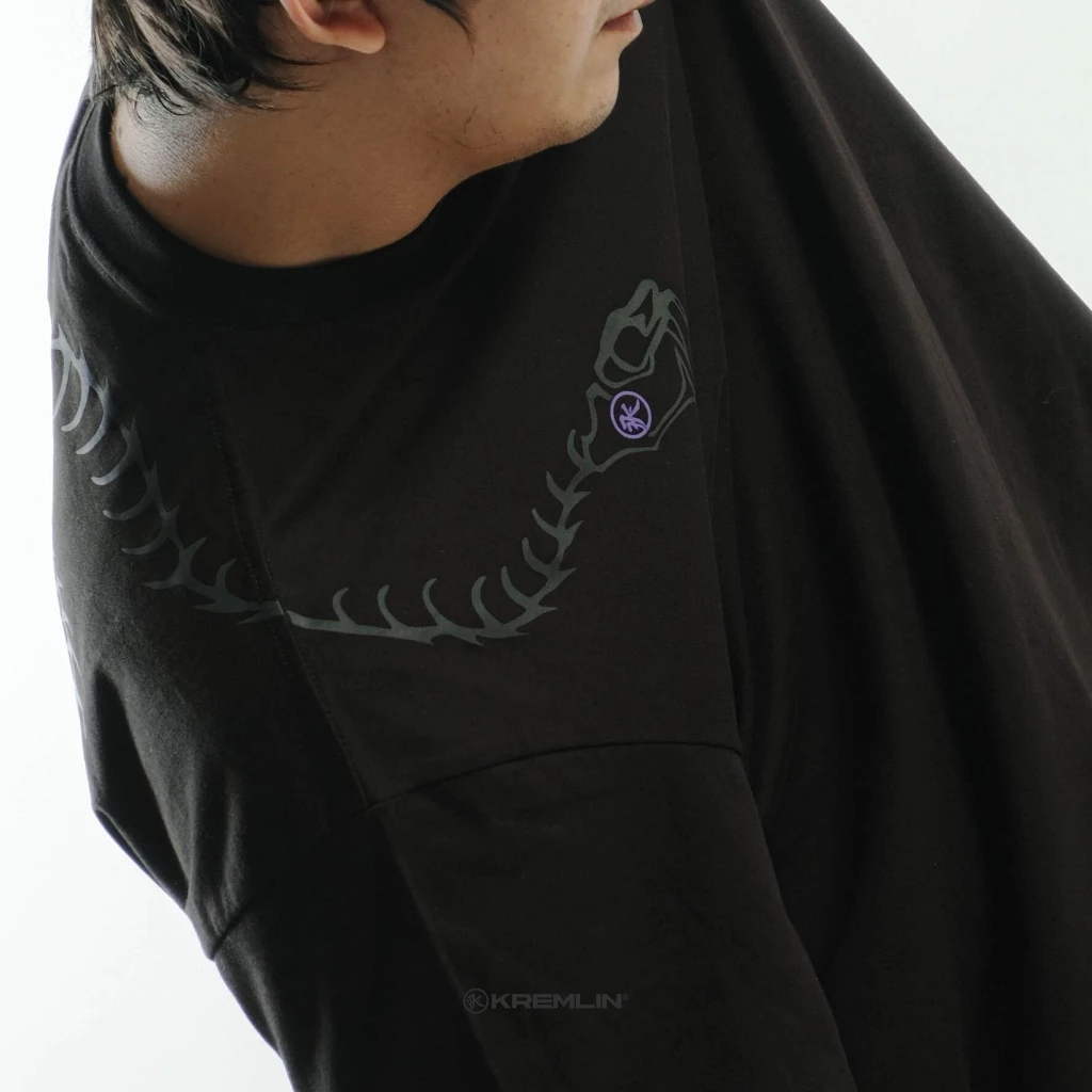 KREMLIN Oversize T-Shirt Kabuto Anime Xperimental Black Premium foto 5