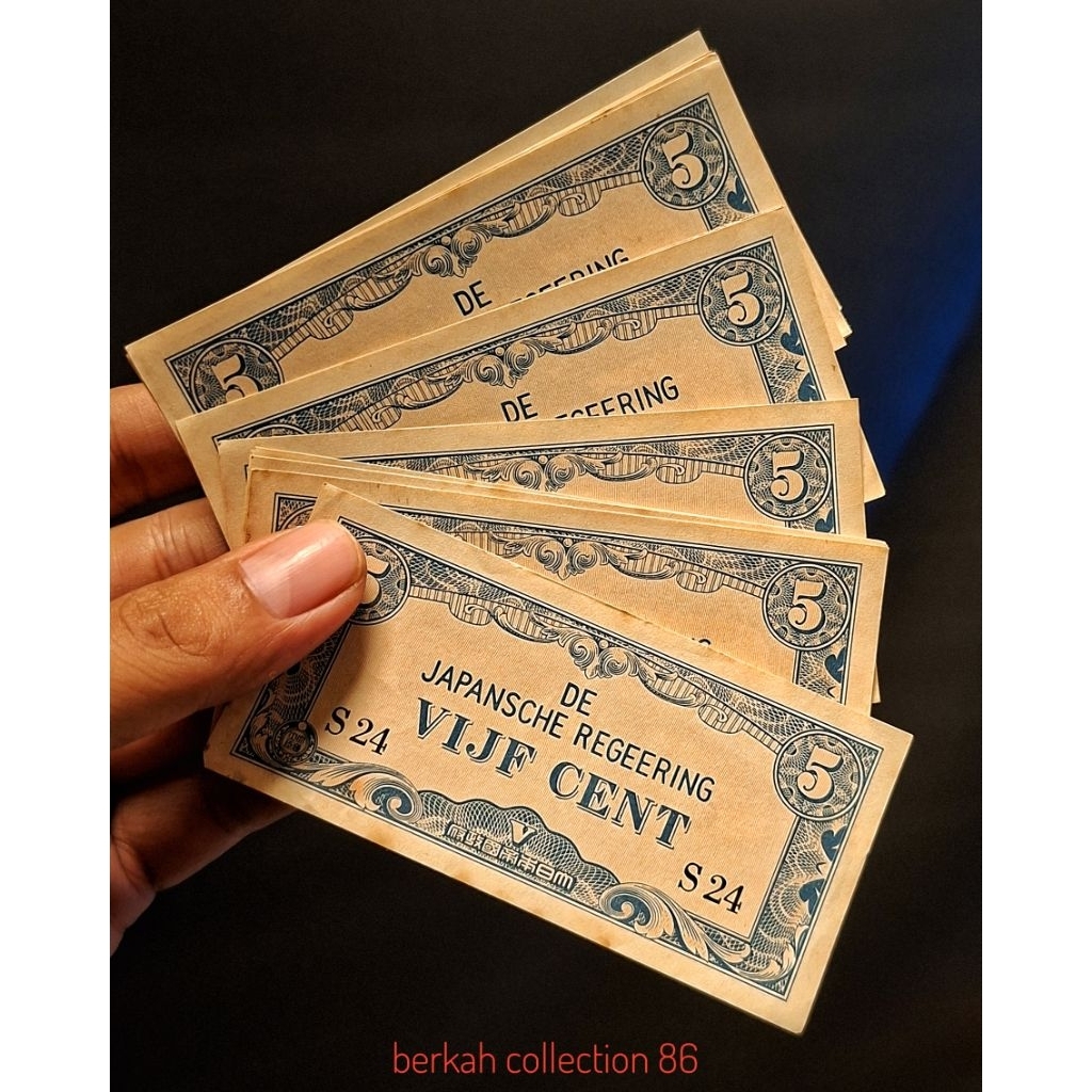 Jual uang kuno 5 cent djr zaman jepang asli | Shopee Indonesia