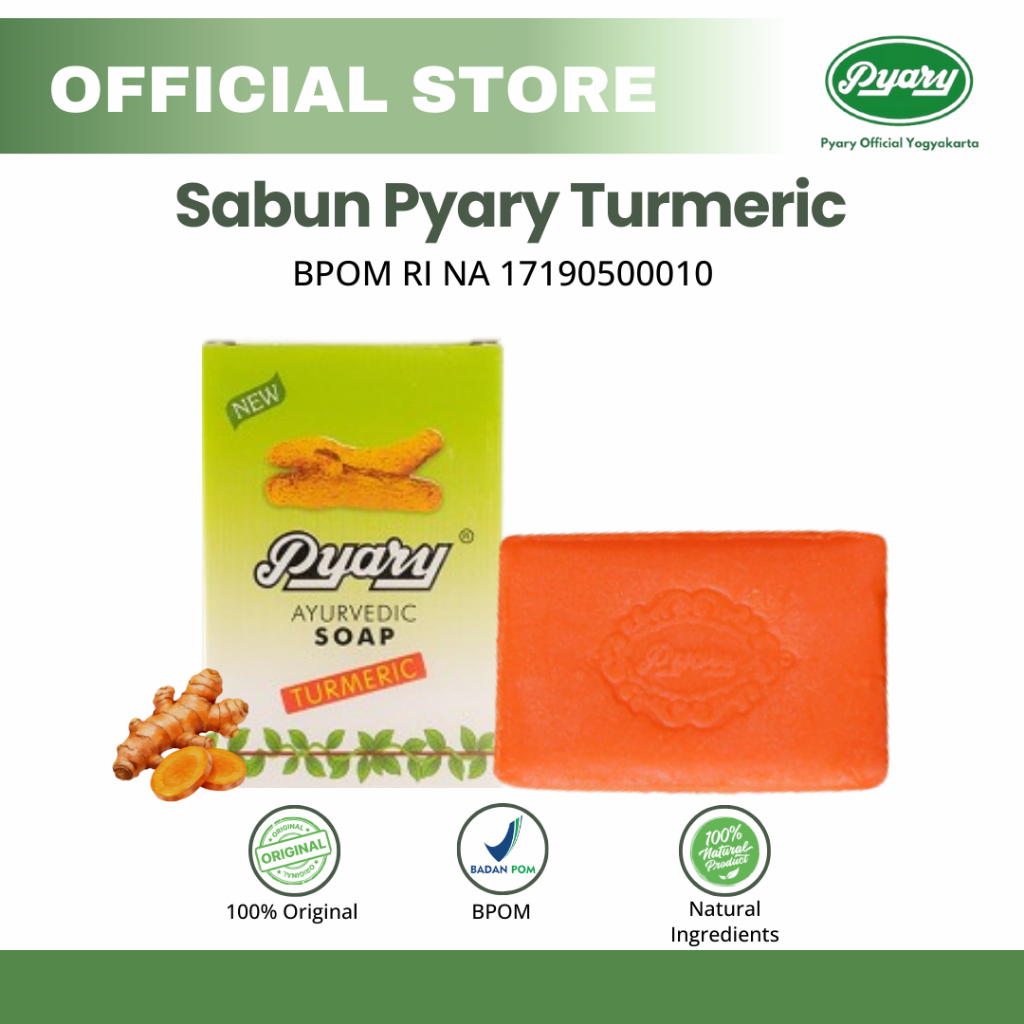 Jual [OFFICIAL STORE] Sabun Pyary Turmeric BPOM | Pyary Turmeric ...