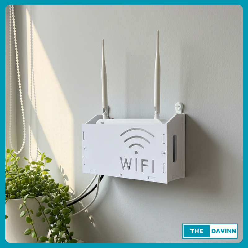 Jual Rak Tempat Router WIFI Gantung Rak Wifi Rak Dekorasi Dinding ...