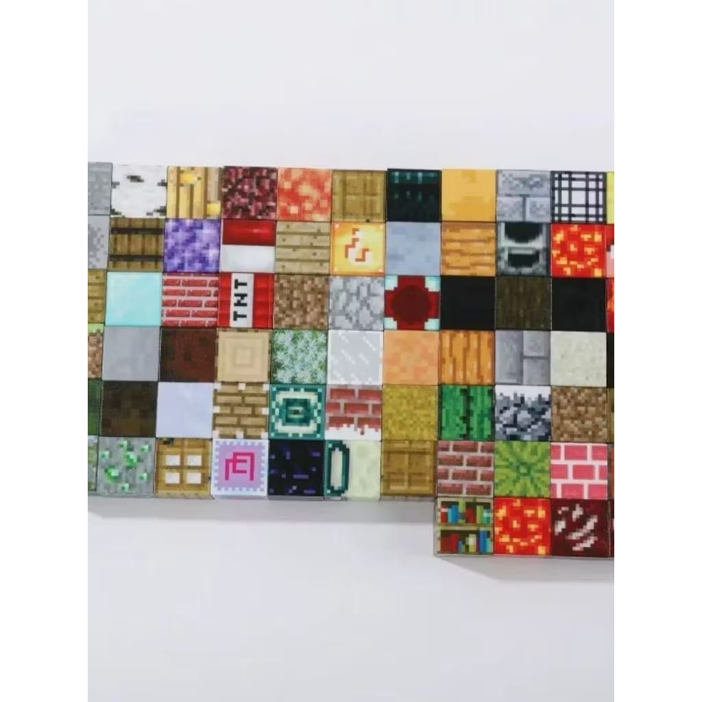 Jual {HKS} Magnetic Block Building Random / Magnet Balok Minecraft ...