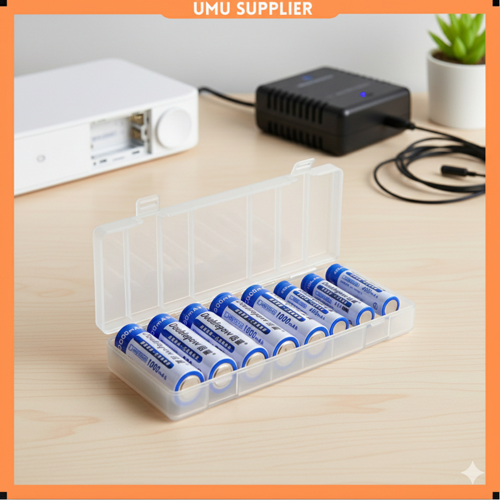 Jual (UMU SUPPLIER) SANJI XCC KOTAK TEMPAT BATERAI AA AAA A2 A3 EIGHT ...