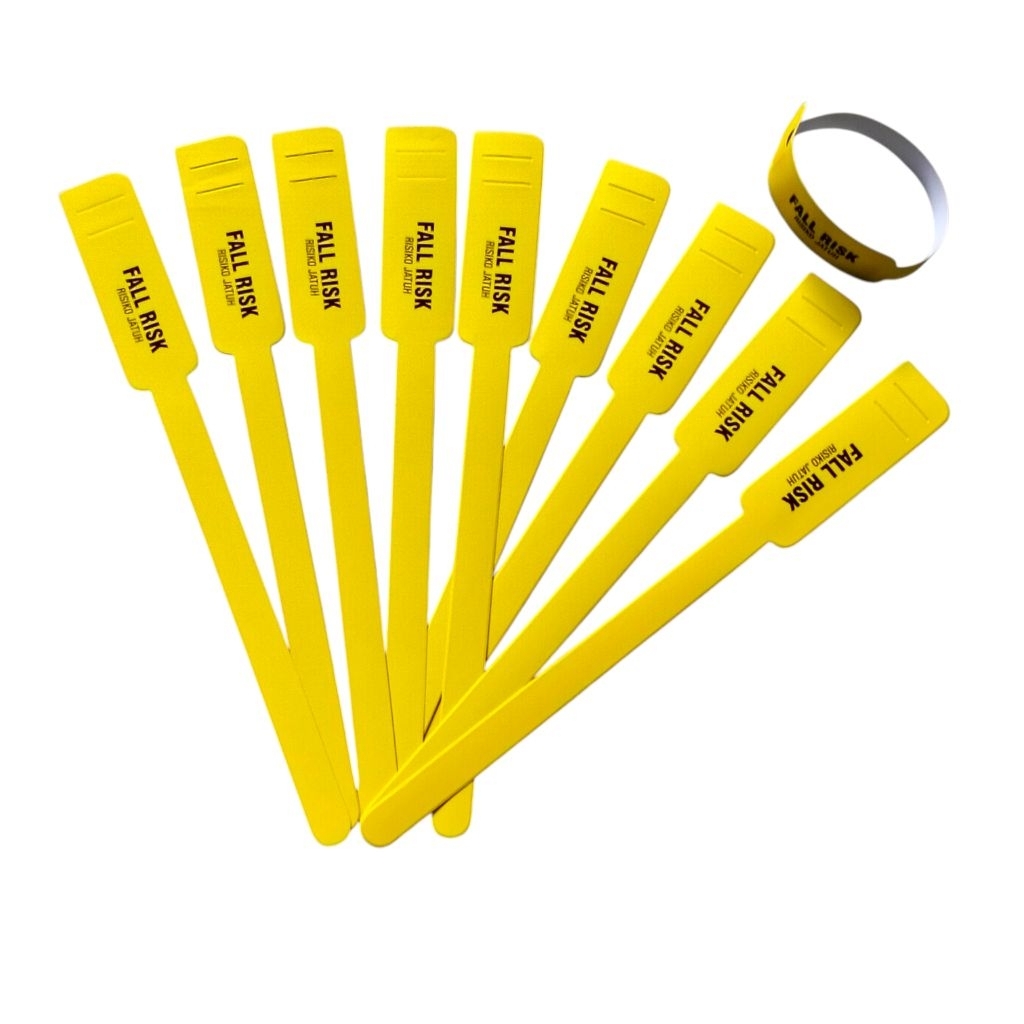 Jual Gelang Pasien Dewasa Standar Kuning – Gelang Identitas Fall Risk ...