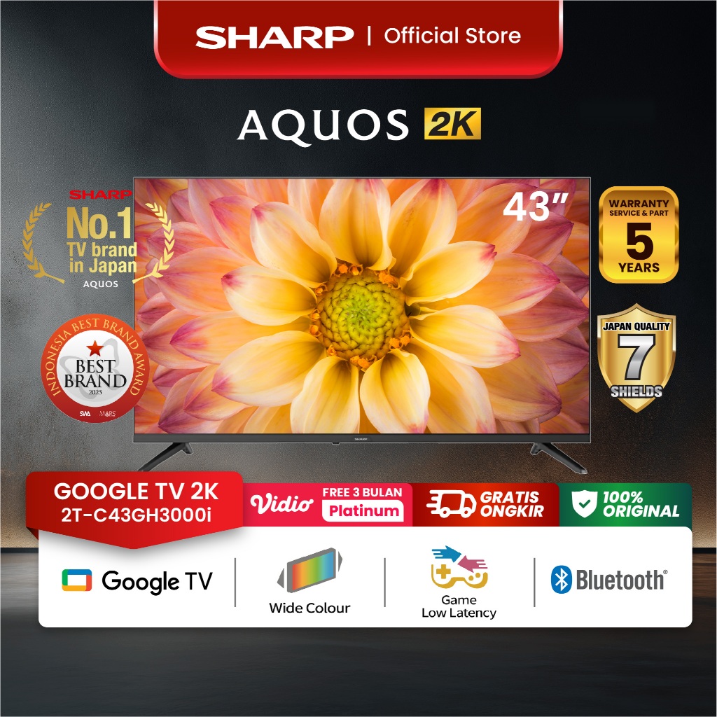 Jual TV Sharp 43 Inch Terlengkap & Harga Terbaru Agustus 2026 | Shopee ...