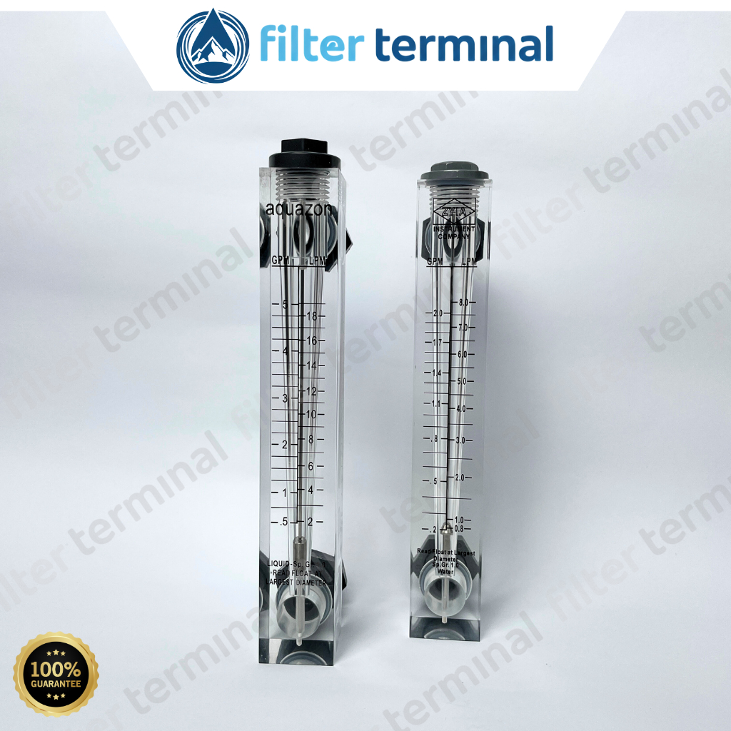 Jual Flow Meter Panel RO - Panjang / Flow Meter RO 2 gpm / Flow Meter ...